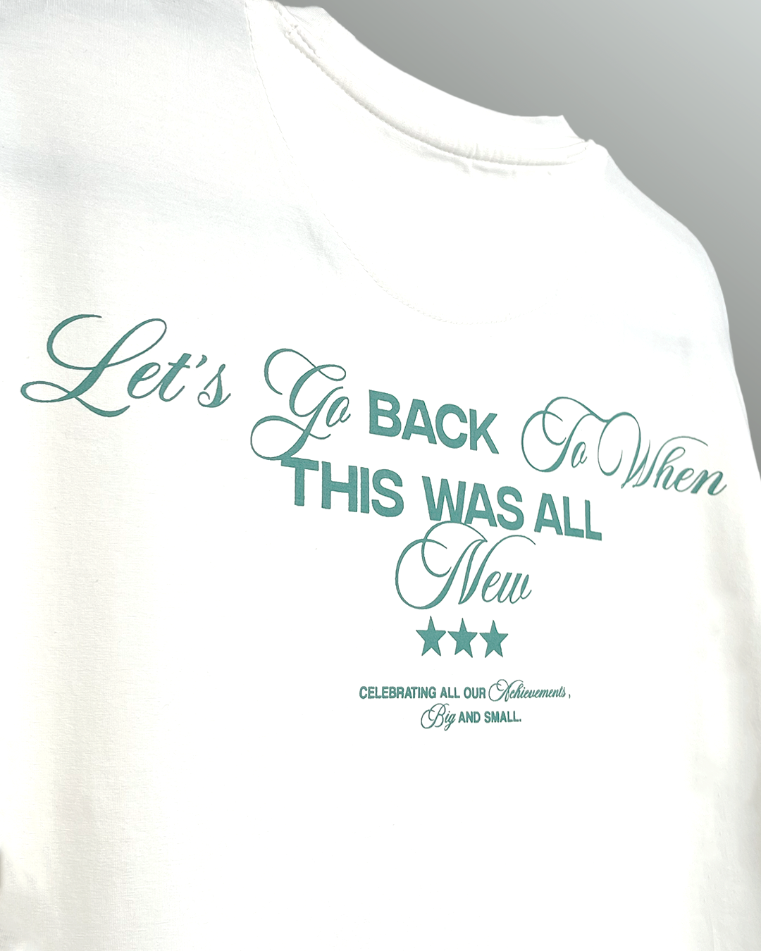 Achievement White Oversized T-shirt