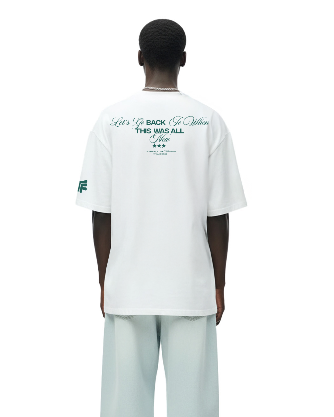 Achievement White Oversized T-shirt
