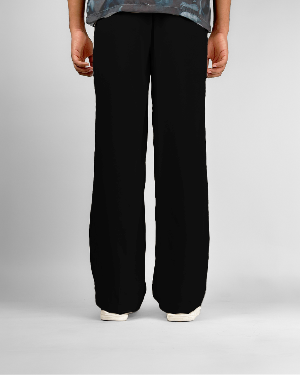 Black Classic Korean Pants