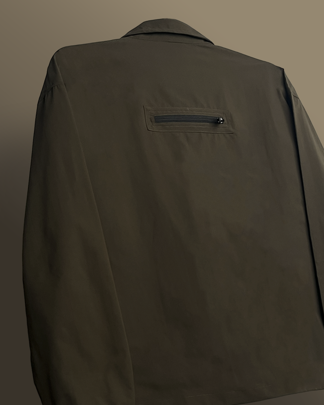 Olive Mono Air Overshirt