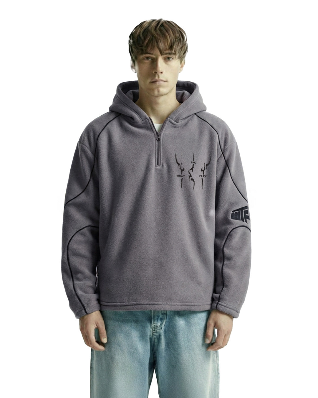 Mystery Grey Cloud Feel Hoodie