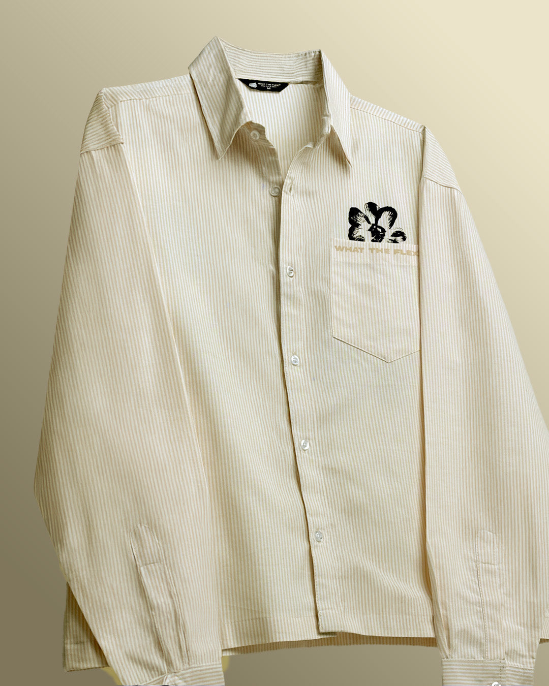 Peace Yellow Striped Shirt