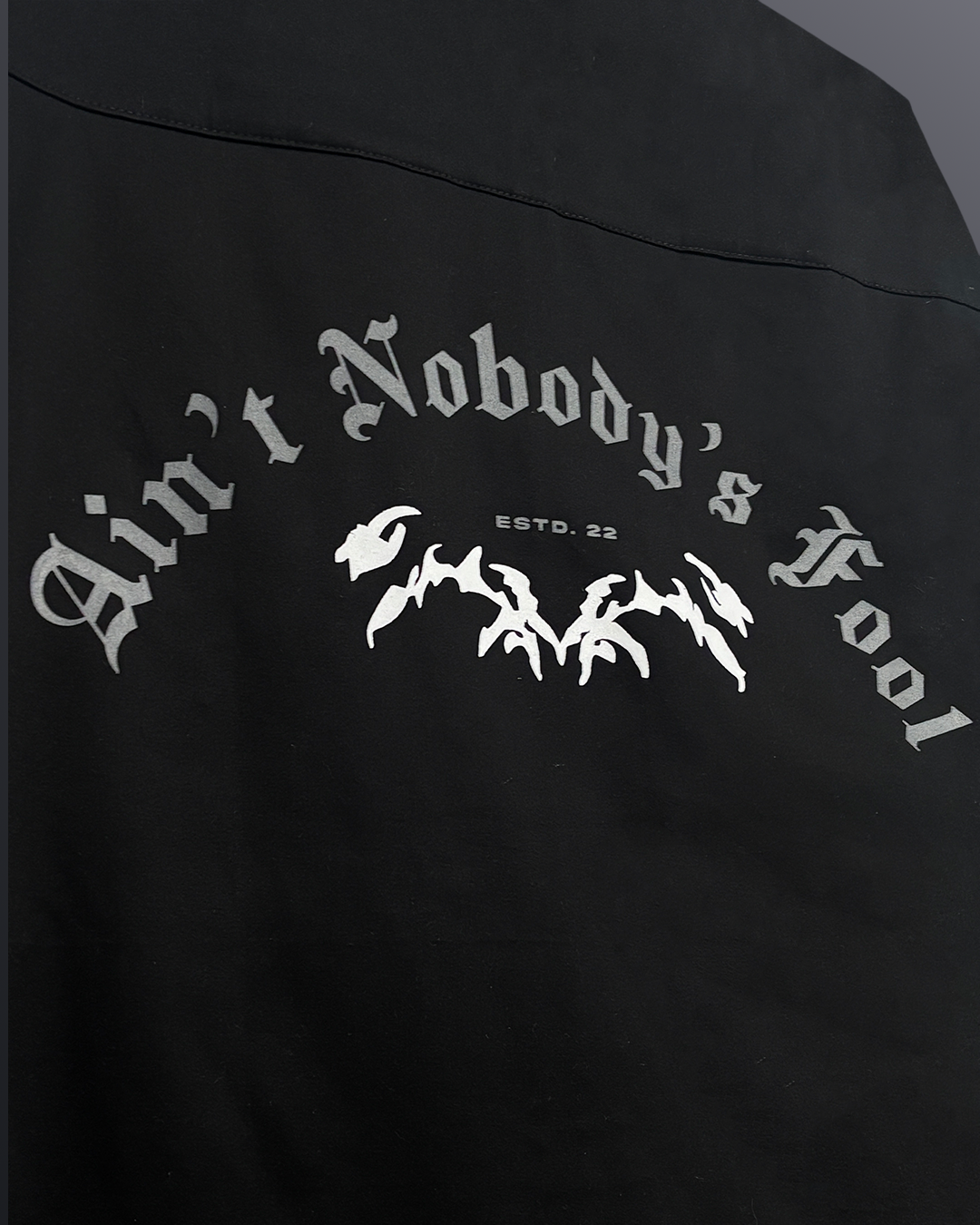 Rebel Black Cotton Shirt