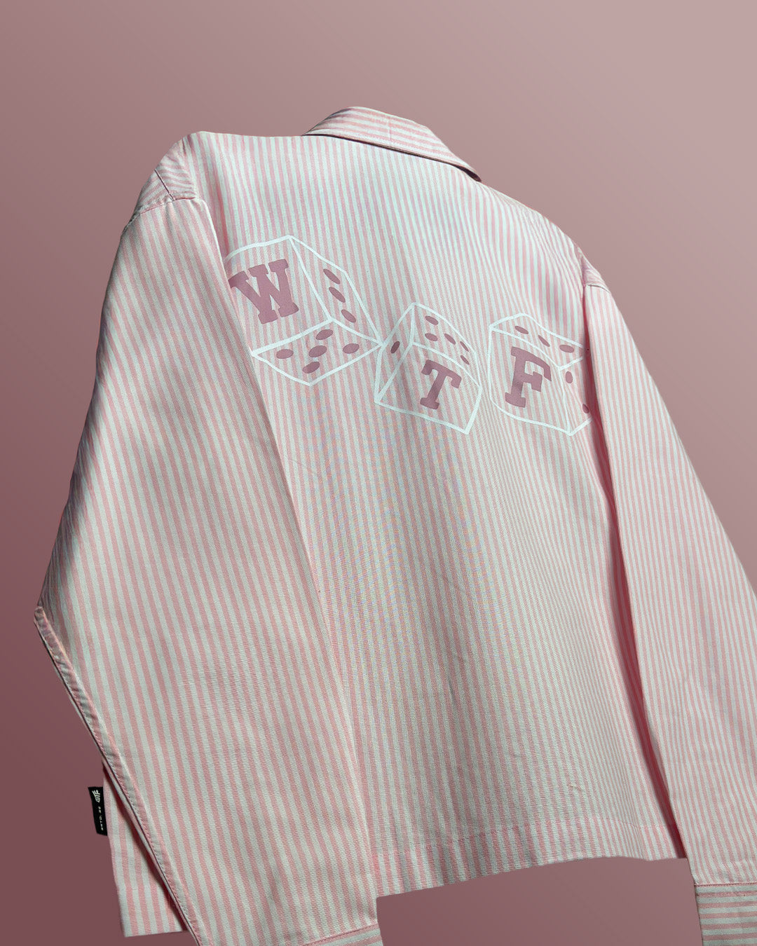 Rolling Pink Striped Shirt