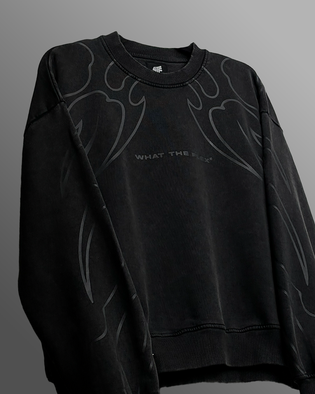 Wild Fire Acid Wash Sweatshirt