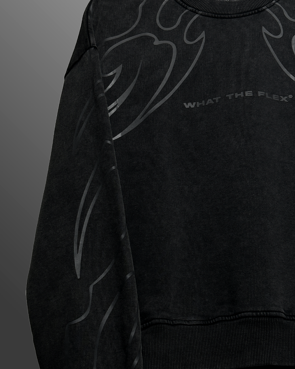 Wild Fire Acid Wash Sweatshirt