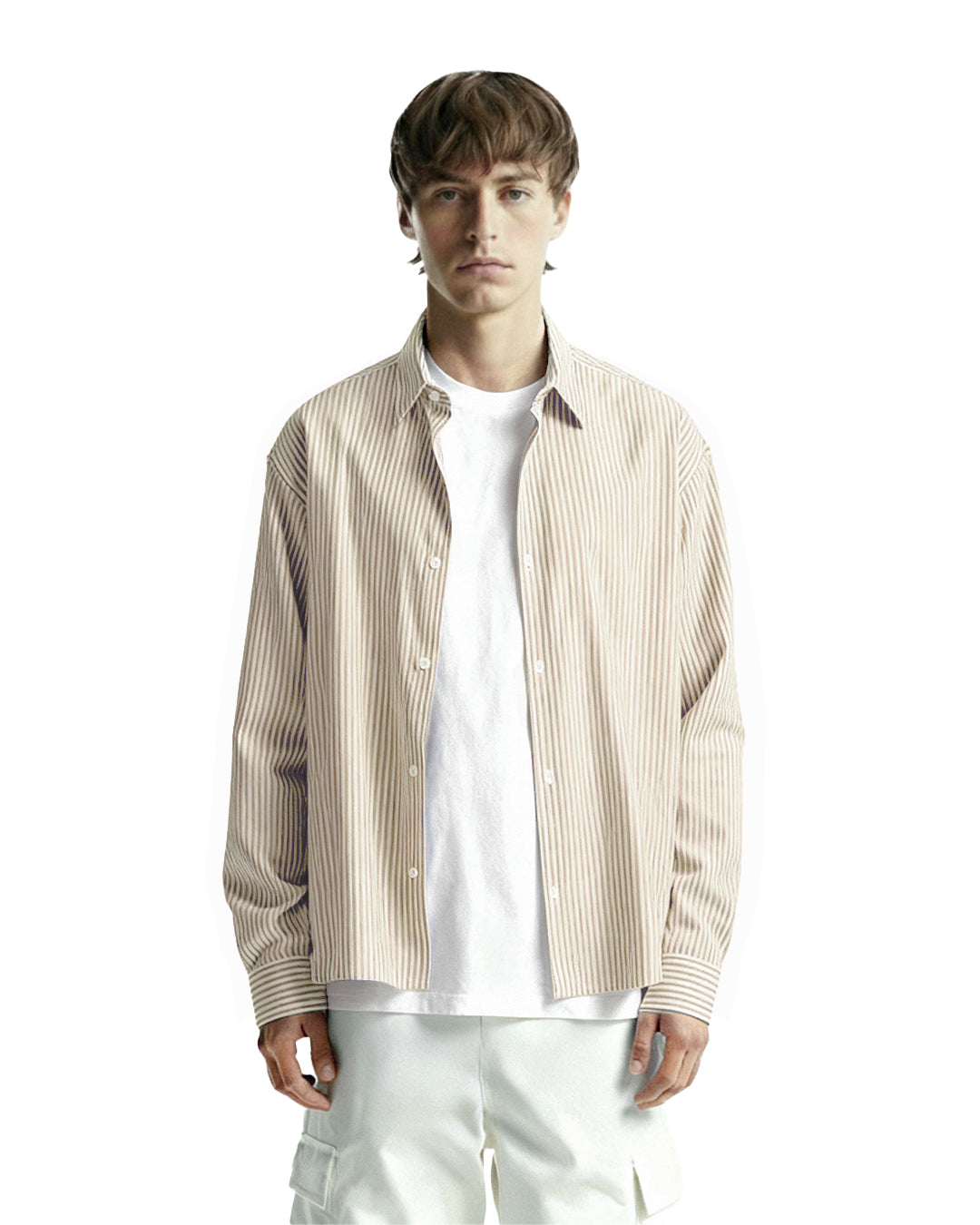 Basic Yellow Stripe Shirt