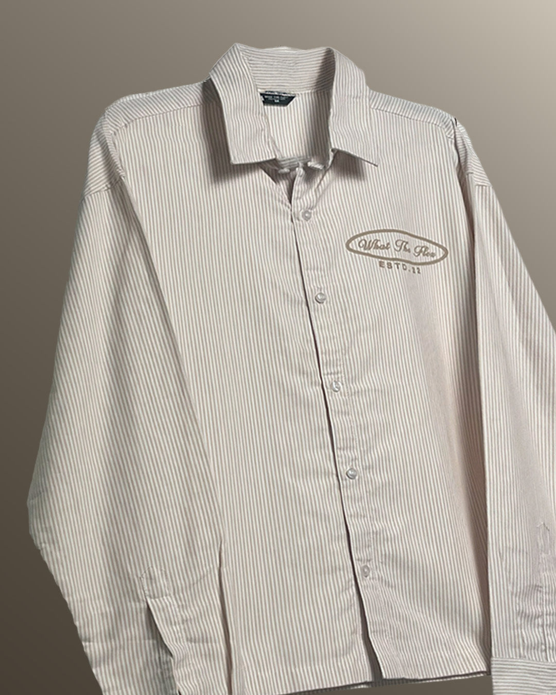 Self Love Club Yellow & White Full Sleeves Striped Shirt